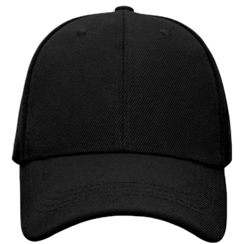 customised cap black