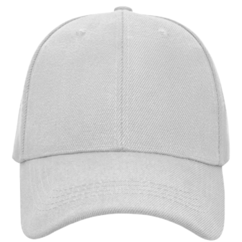 Customised Cap Fabric White