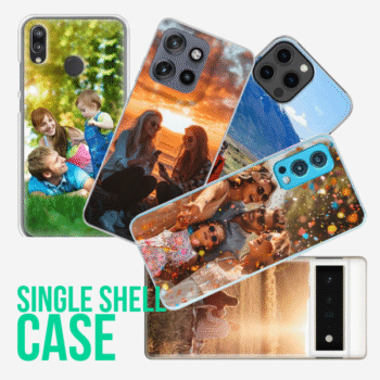 Single shell phone case